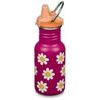 Kid Classic Narrow 355 ml (w/Kid Sippy Cap) - Happy Flowers