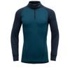 Duo Active Merino Zip Neck Jr Ink
