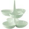 Serving stands Tiffany 2 pcs light green