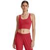 UNDER ARMOUR Meridian Fitted Crop Tank, red