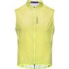 Distance Windbreaker Vest Mens lime yellow