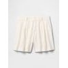 Lněné kraťasy Bílá