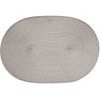 Prostírání oválné 45 x 31 cm šedé