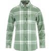 Övik Lite Flannel Shirt W Misty Green-Eggshell