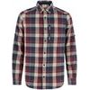 Fjällglim Regular Shirt M Dark Navy-Maroon