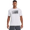 UA TEAM ISSUE WORDMARK SS, White