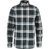 Övik Lite Flannel Shirt M Dark Navy-Chalk White