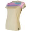 SENSOR COOLMAX IMPRESS women's shirt neck sleeve sand/stripes