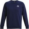 Essential Fleece Crew, Midnight Navy / White