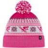 Retroski Pompon MÜ Pink-Grau