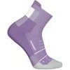 Trail Running Lightweight Merino Quarter Socks Lavandin-White