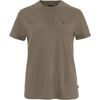 Hemp Blend T-shirt W Suede Brown