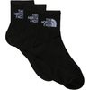 MULTI SPORT CUSH QUARTER SOCK 3P, TNF BLACK