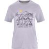 Hoja Lugnt Wool T-shirt W Lavender Mist