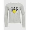 GAP 517731-00 Dětské tričko GAP & Smiley® Šedá