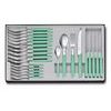 Swiss Modern, table set (tomato knife), 24pcs, 11cm, wavy, mint