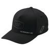 100% SHADOW Flexfit Cap X-Fit Black