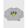 GAP 485831-01 Dětské tričko GAP & Smiley® Šedá