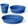 XLite Collapsible Plate, Bowl & Mug Set Dark Blue
