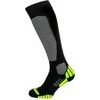 Merino Racing ski socks, black/yellow