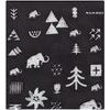 Fleece Neck Gaiter black-white