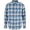 Singi Heavy Flannel Shirt M Dawn Blue-Eggshell