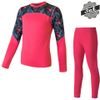 SENSOR MERINO IMPRESS SET magenta/floral