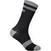 POC Lure MTB Sock Long Uranium Black/Granite Grey