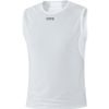M WS Base Layer Sleeveless Shirt-light grey/white