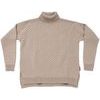 Sørisen Wool High Neck Wmn Stone/Offwhite
