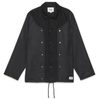 DUO TONE COACHES JACKET Black