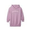 Dětské mikinové šaty Gap Athletic Fialová