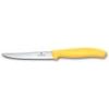Swiss Classic, steak & pizza knife, 11cm, wavy, yellow