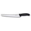 Swiss Classic, pastry knife, 26cm, wavy, black, gift box