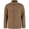 Övik Down Shirt Jacket M Wood Brown