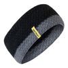 Knitted headband black