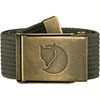 Canvas Brass Belt 4 cm Mountain Grey