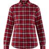 Övik Flannel Shirt W Deep Red