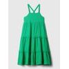 Dívčí midi šaty Zelená