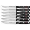 Set of gourmet steak knives 6 pcs
