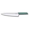 Swiss Modern, carving knife, 25cm, straight, sage, blister