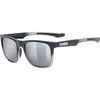 LGL 42, BLACK TRANSPARENT/MIRROR SILVER (2916)