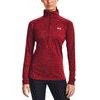 UNDER ARMOUR Tech 1/2 Zip, Red/wine