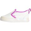 Slip-On V Glitter Pearl White/Purple