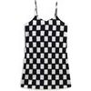 BENTON CHECKER CAMI DRE Black/Marshmllw
