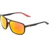 KONNOR AVIATOR SQUARE - Soft Tact Black - HiPER Red Multilayer Mirror Lens