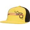 Stripe Cube Hat, Yellow/Black