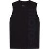 W Moto-X Blocked Tank Black