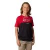 FOX Yth Ryaktr Ss Tee Flame Red