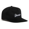 Classic Script Snapback Black
